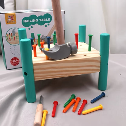 Interactive Hammer Game for Kids | Enhances Motor Skills & Coordination | Wooden Toy