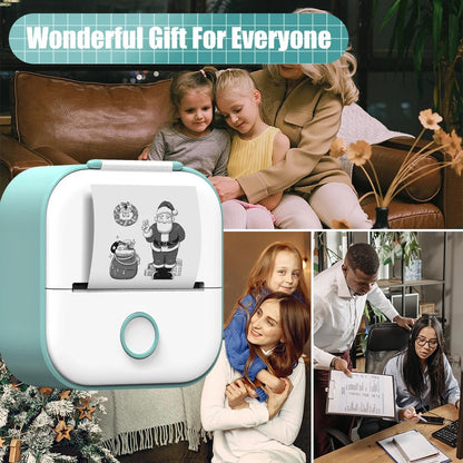 Compact Mini Photo Printer – Ink-Free Thermal Printing for On-the-Go