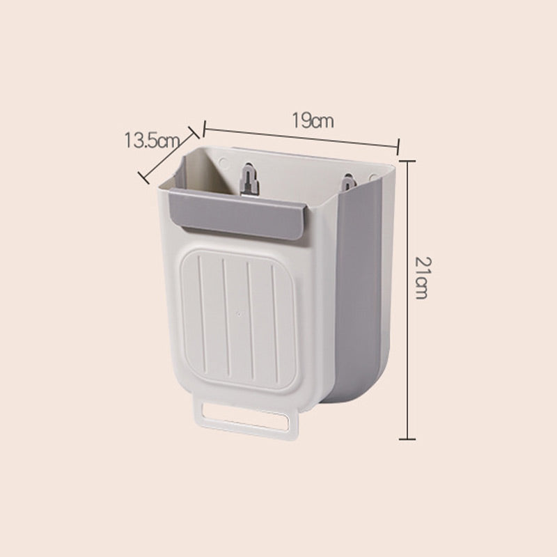 Create Instant Kitchen Space with a Foldable Trash Bin