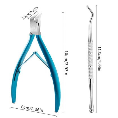 Nail Clipper for Thick & Ingrown Toenails | Stainless Steel Precision Tool