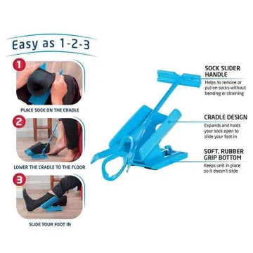 Compression Sock Aid Kit – Easy to Use and Remove Tool