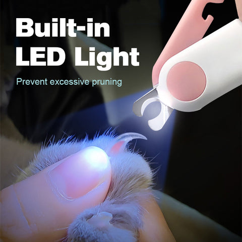 BrightClaw™ LED Pet Nail Clippers for Safe Grooming