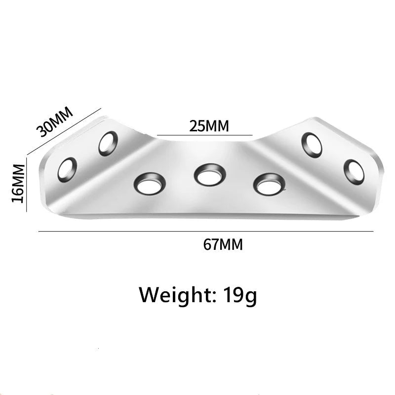 Stainless Steel Corner Brackets for Enhanced Furniture Stability