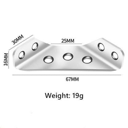Stainless Steel Corner Brackets for Enhanced Furniture Stability