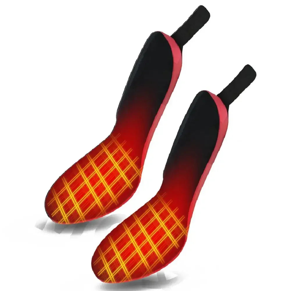Rechargeable Heated Insoles with Remote Control | 3 Adjustable Heat Levels | Customizable Size | Electric Foot Warmers for Outdoor and Winter Use