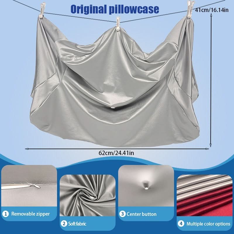 Neck Pillow Case with Zipper Closure