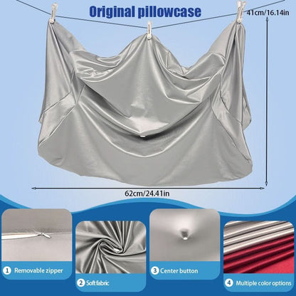 Neck Pillow Case with Zipper Closure