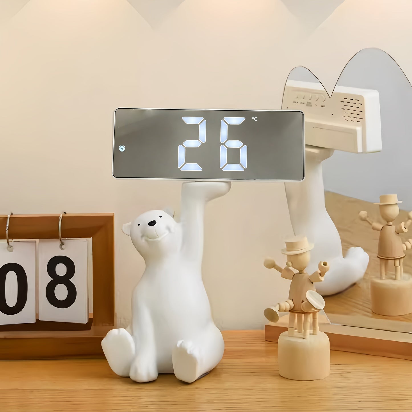 Digital Wake-Up Alarm Clock with Sunrise Light Display