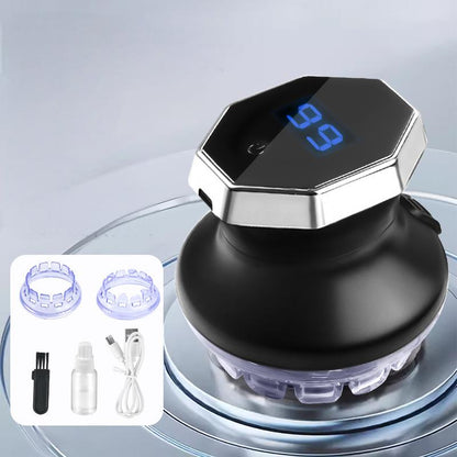 Smart Hair Clipper with 360° Precision Head | 3 Length Settings, Stainless Steel Blades | LED Display, USB-C Fast Charging