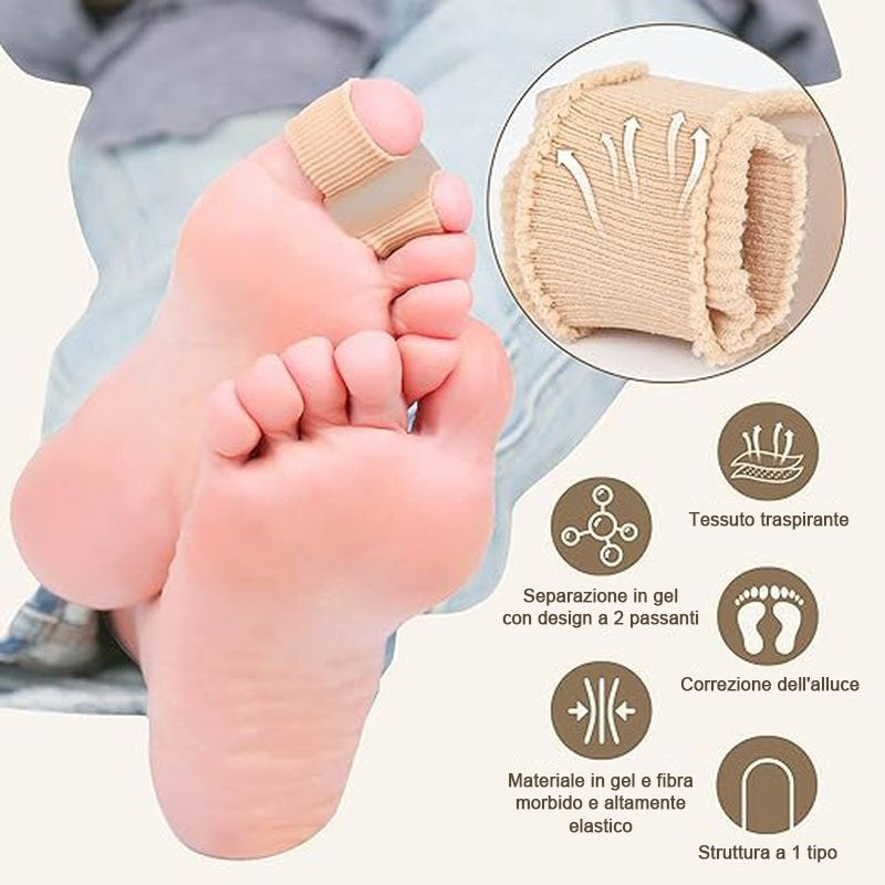 Instant Relief for Hallux Valgus with Comfortable Toe Correction