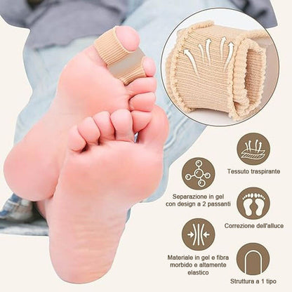 Instant Relief for Hallux Valgus with Comfortable Toe Correction