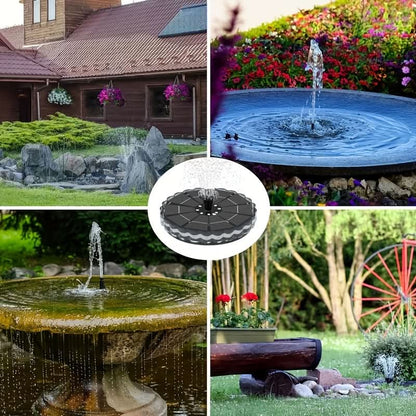 Colorful Solar Powered Fountain Pump