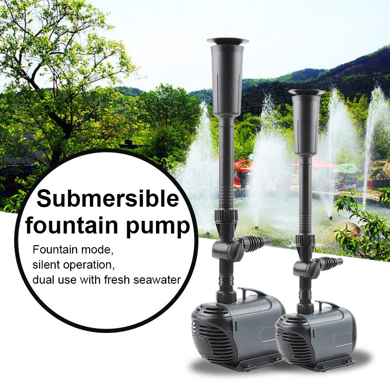 Adjustable Water Fountain Pump for Ponds and Garden Decor – AquaStream