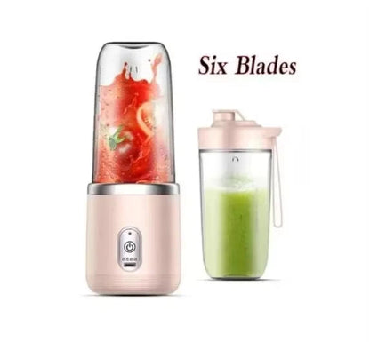 Portable Mini Blender with USB | Convenient Smoothie Maker for Travel | Single and Double Cup Options