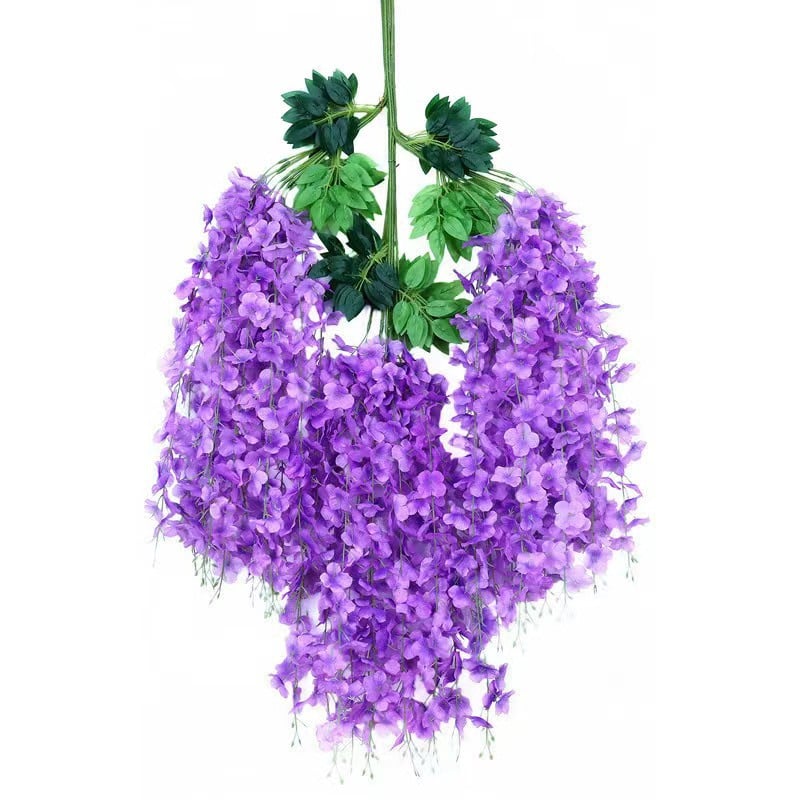 Vibrant, Lush Wisteria Plant that Requires No Watering