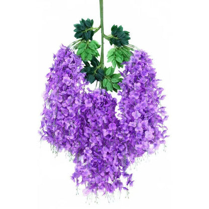 Vibrant, Lush Wisteria Plant that Requires No Watering