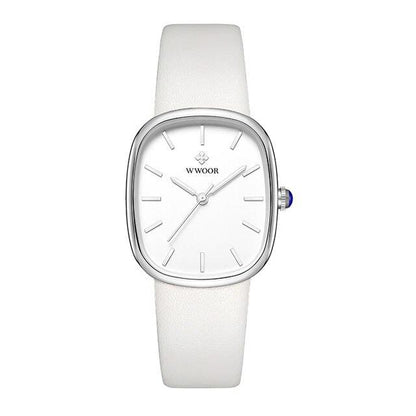 Women's Quartz Watch in Luxury Leather Design