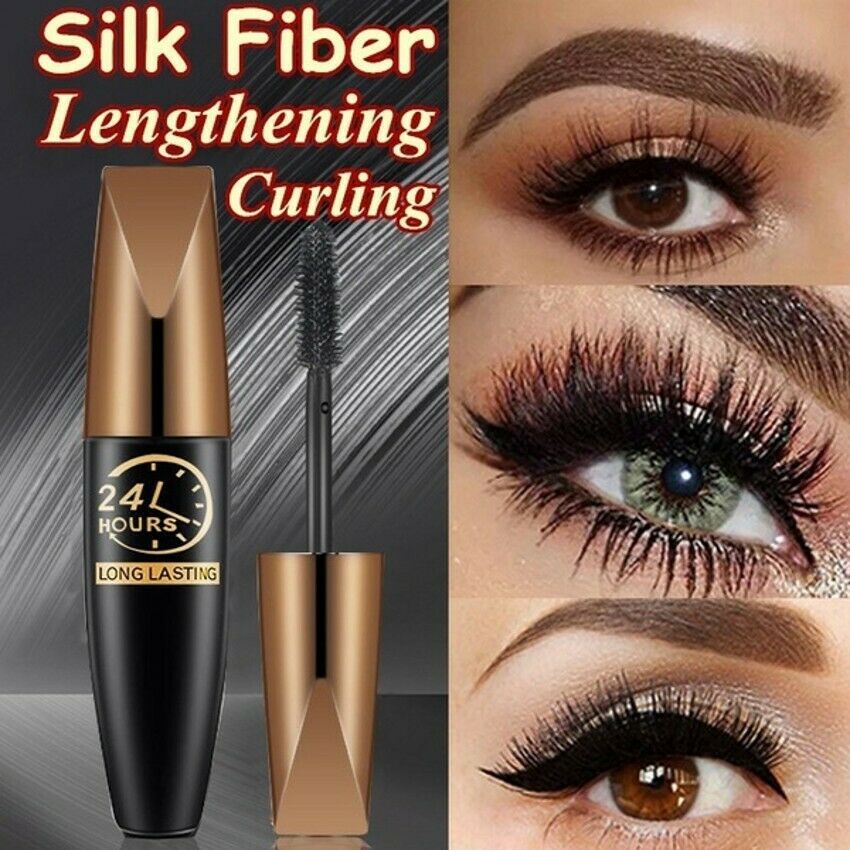 Waterproof Silk Fiber Mascara for Ultimate Length & Volume