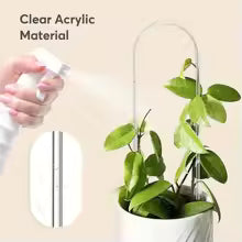 U-Shaped Acrylic Plant Stand | Set of 2 | Indoor Climbing Support | Elegant Trellis