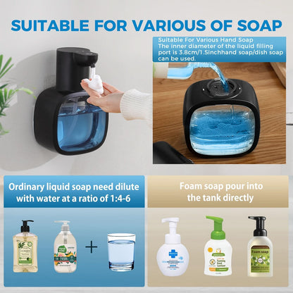 Automatic Soap Dispenser with Foaming Feature