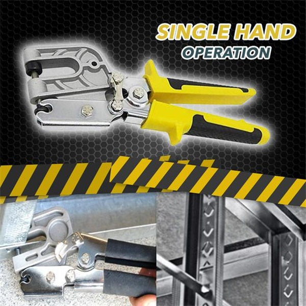Effortless Metal Connector Tool | One-Handed Crimping Pliers