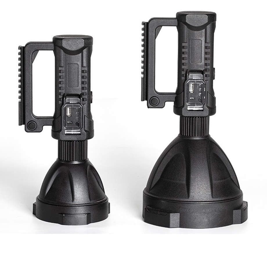Portable LED Flashlight with High Brightness Spotlights