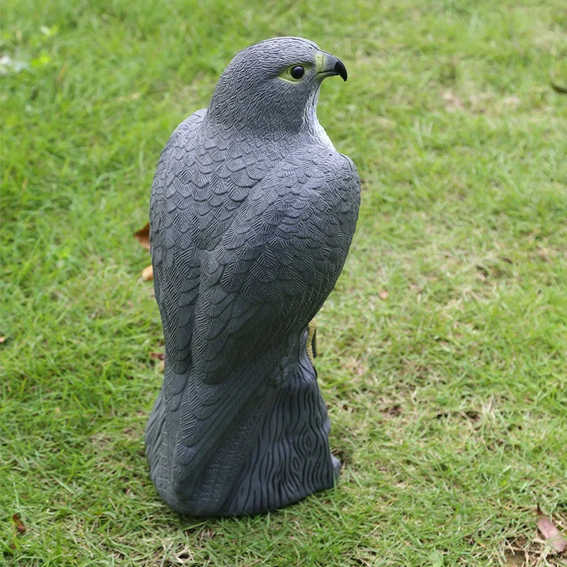 Artificial Eagle Garden Decoy | PE Resin Material | Falcon Replica | Outdoor Ornament