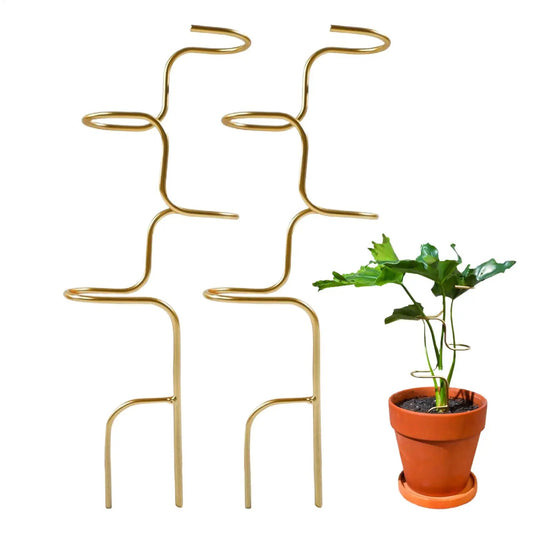 Monstera Climbing Support with Metal Leaf Design | 32 cm