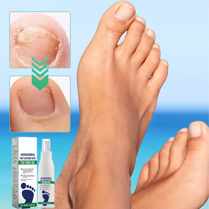 Revitalizing Foot Spray with Natural Antimicrobial Blend