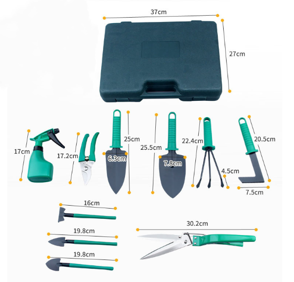 Complete 10-Piece Tool Set for Pain-Free Gardening