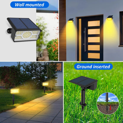 Solar LED Garden Spotlight | Waterproof IP65 | 3000K/6000K/Blue/Green Outdoor Lighting
