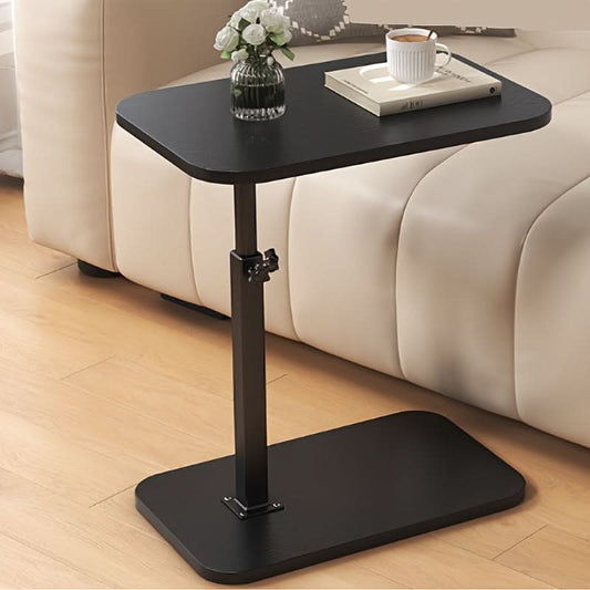 Adjustable Side Table for Couch or Bed – Wood and Metal Design