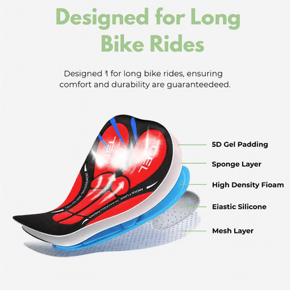 Supportive Cycling Shorts for Daily Riding Comfort