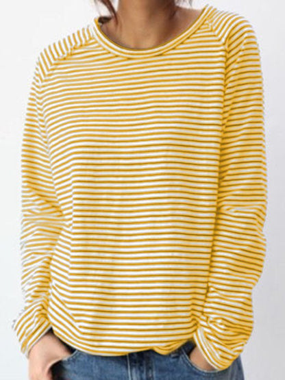 Striped Long-Sleeve Top