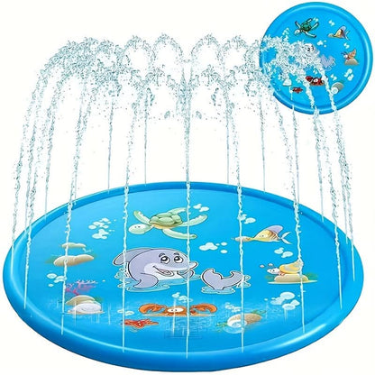 Large Water Play Mat for Fun Splashing Activities