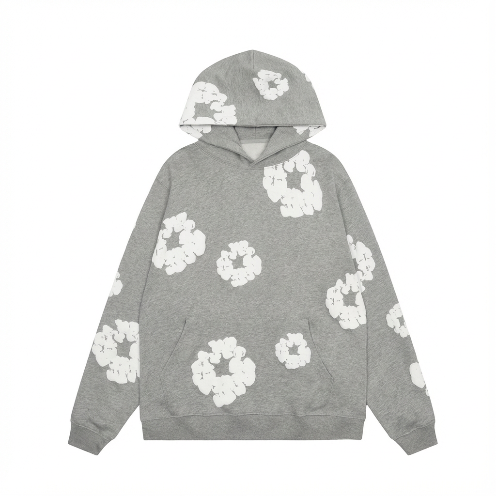 Chic Spring Sweatshirt for Men – Elegant Floral Design and Comfort