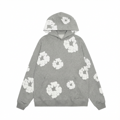 Chic Spring Sweatshirt for Men – Elegant Floral Design and Comfort