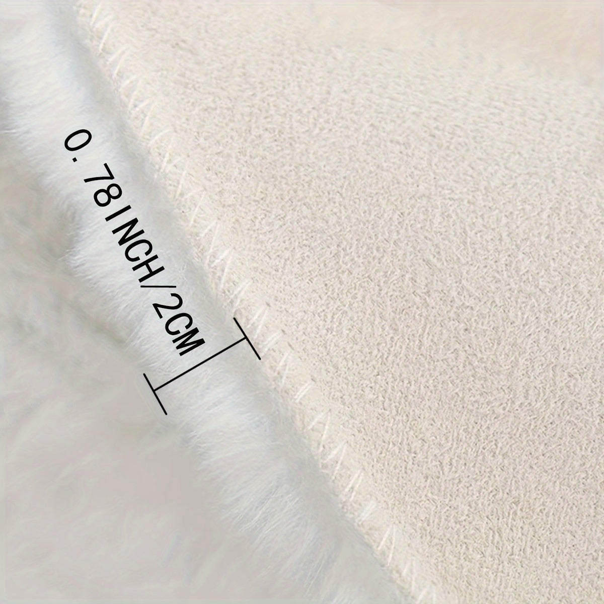 Soft Plush Circular Area Carpet - Fluffy Round Rug for Bedroom Decor