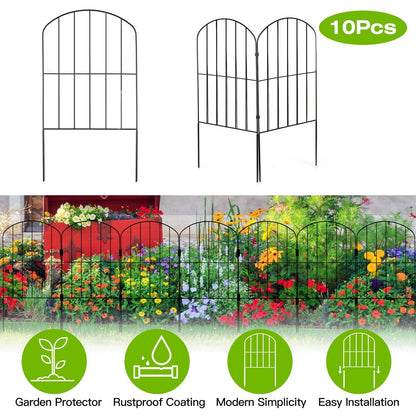 Stylish Fence for Immediate Protection of Plants and Pets
