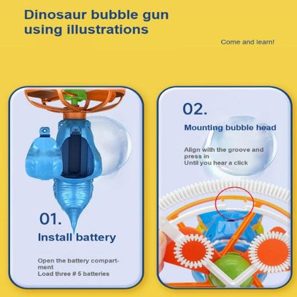 BubbleBuddy – Portable Dinosaur Bubble Blaster for Endless Fun! 🦖🫧
