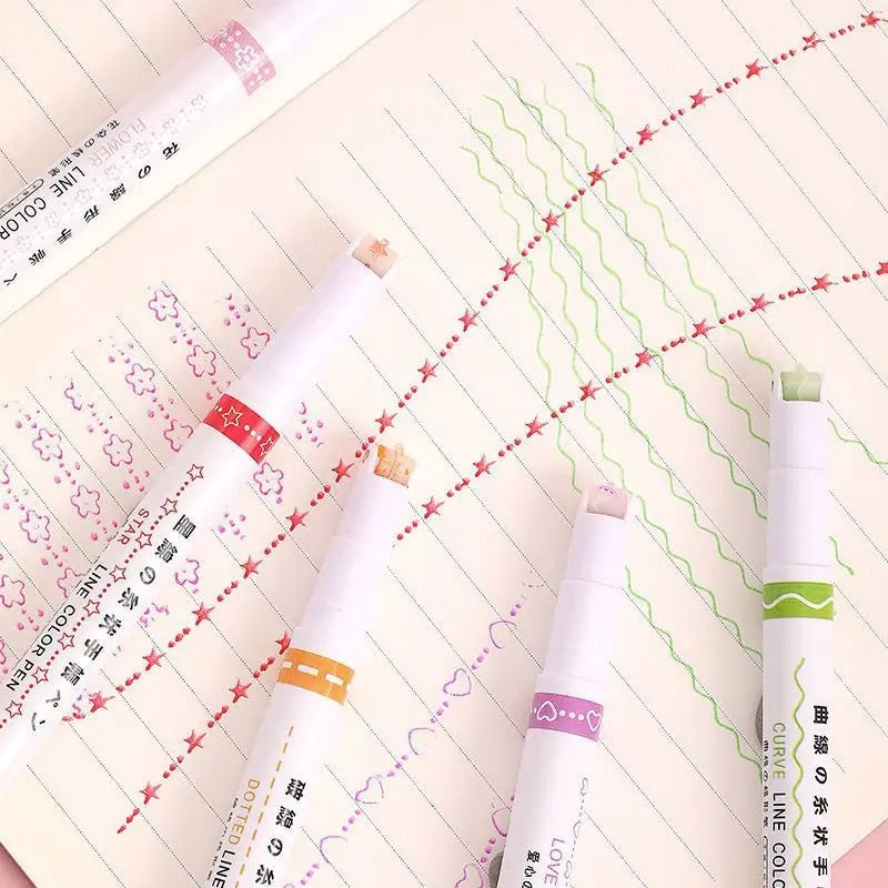 Curved Art Markers for Creative Projects