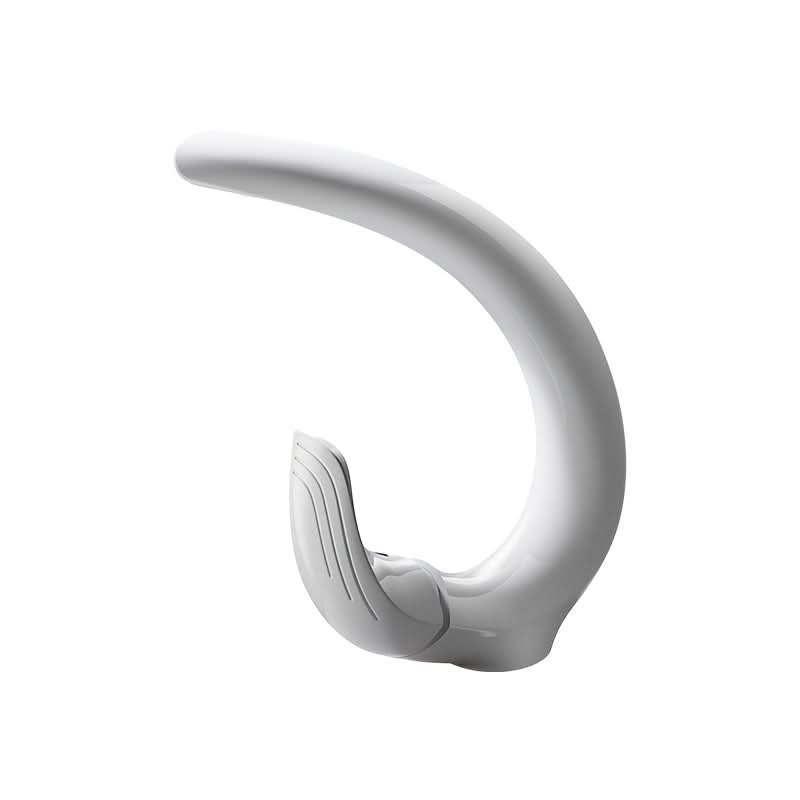 White C-Shaped Basin Tap