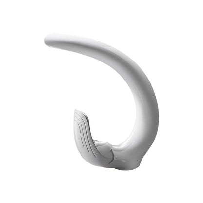 White C-Shaped Basin Tap