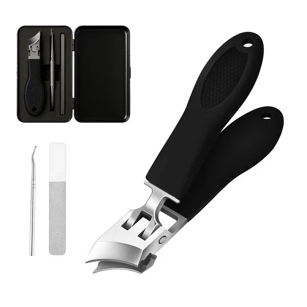 Ergonomic Nail Clipper with Protective Shield – NailMaster Pro