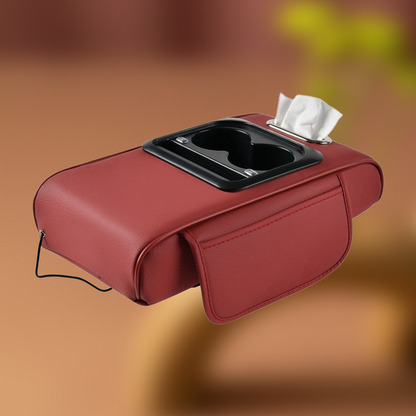Comfortable Car Seat Organizer and Charger for Long Trips