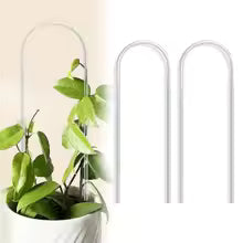 U-Shaped Acrylic Plant Stand | Set of 2 | Indoor Climbing Support | Elegant Trellis