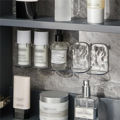 No-Drill Shower Shelf with Adjustable Dividers – AquaSafe Organizer