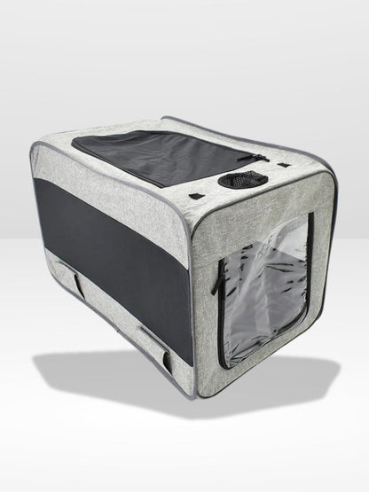 Portable and Secure Dog Travel Crate for Car Use