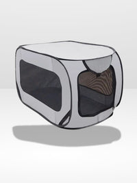 Gray Dog Cage