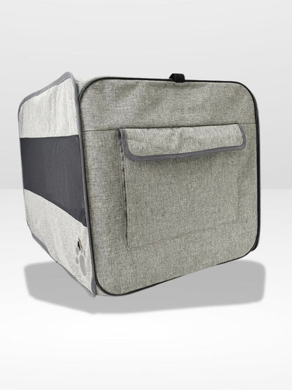 Portable and Secure Dog Travel Crate for Car Use